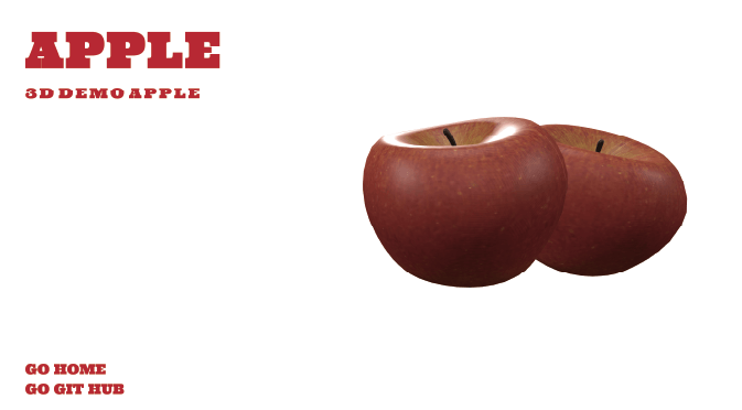 3D Demo Apple
